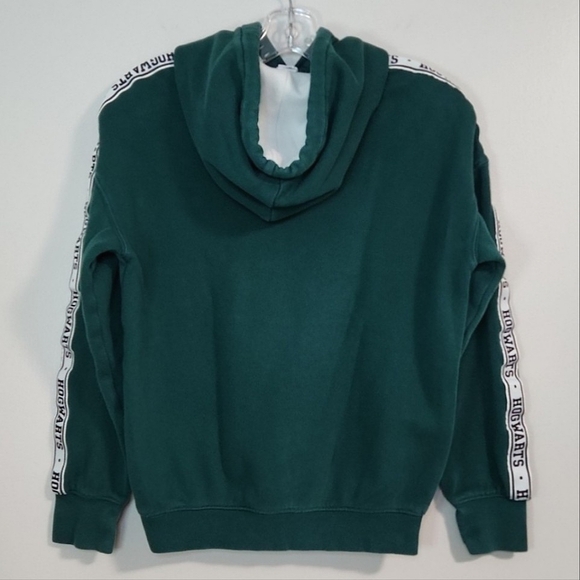 H&M Harry Potter™ Cotton Green Hoodie Sweatshirt, Size 10-12 ~ EUC - Picture 3 of 13